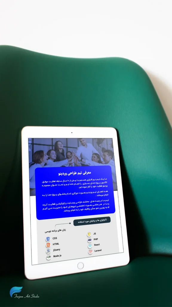 طراحی کاتالوگ برند وردینو
